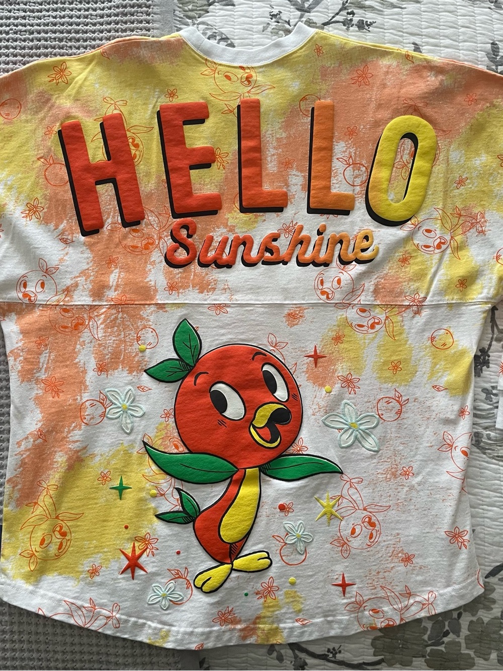 Disney Orange Bird Hello Sunshine Spirit Jersey